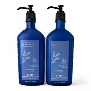Bath and Body Works Aromatherapy Sleep Lavender Vanilla Body Lotion Lot of 2